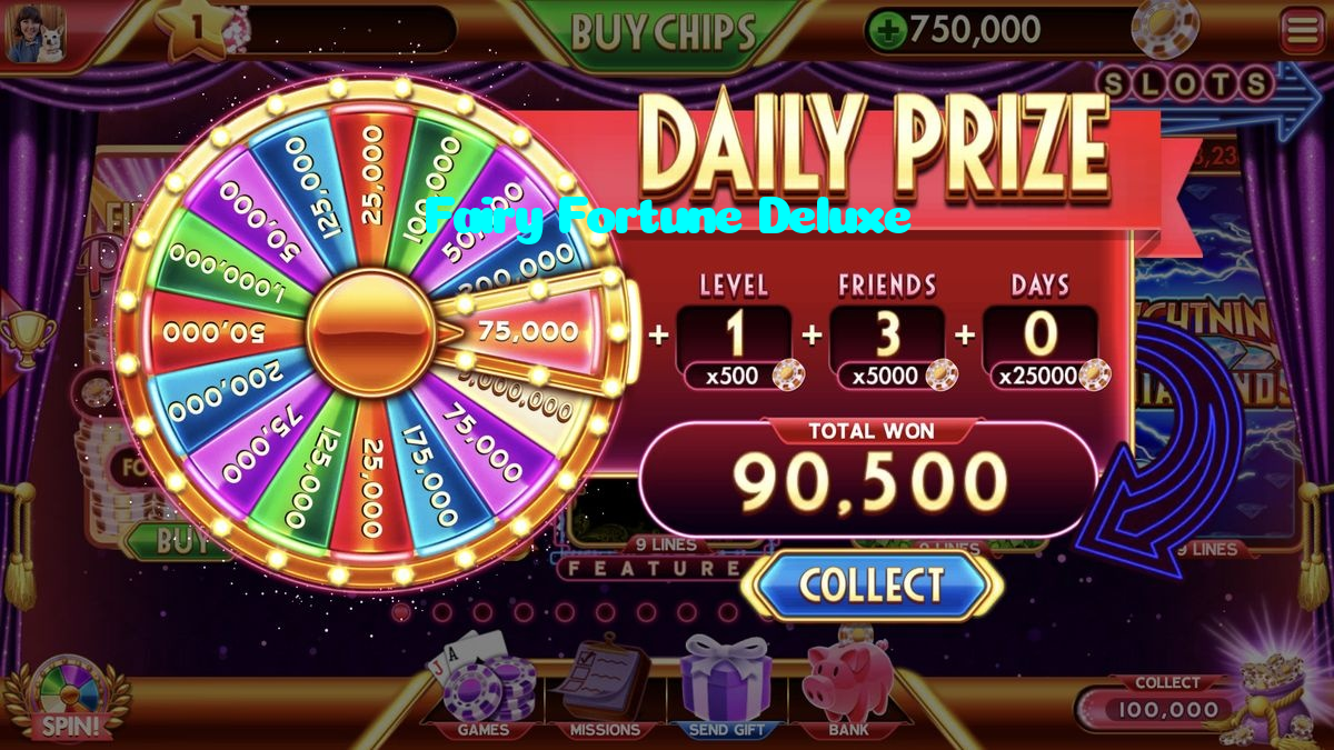 Fairy Fortune Deluxe casino presented on mobile device in Pakistan with slots and live games